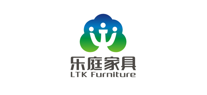 乐庭家具标志设计