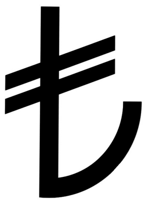 Turkey Lira Symbol 1 土耛_公布本国货币W号 